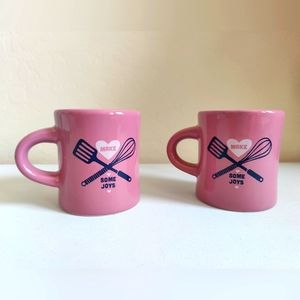 Life is Good - Set of 2 Mugs "Make Some Joys" EUC